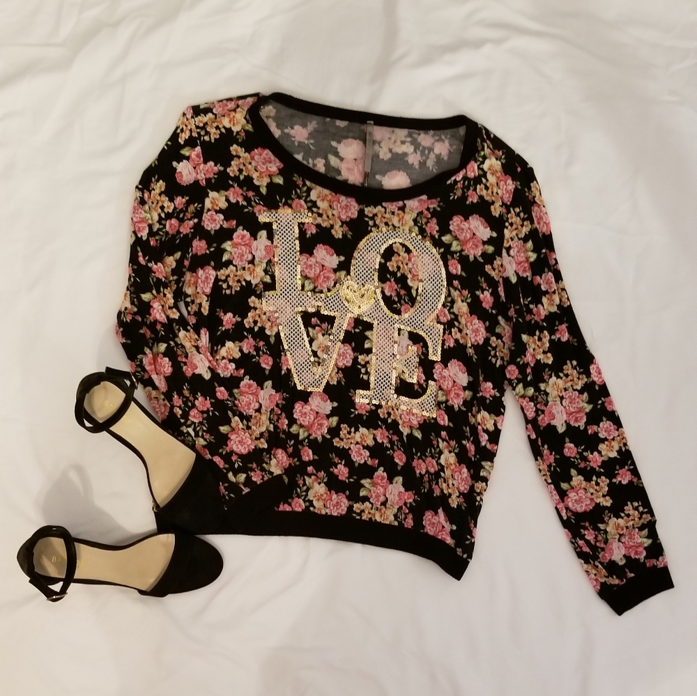 Floral long sleeve